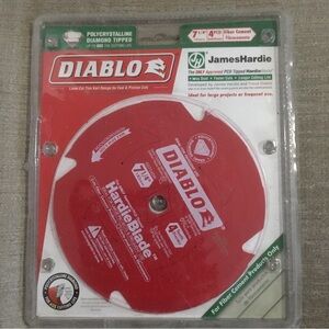 Diablo D0704DH 7-1/4" 4PCD Fiber Cement NEW Diamond Saw Blade HardieBlade 7.25